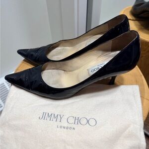Jimmy Choo Glossy Black Heels